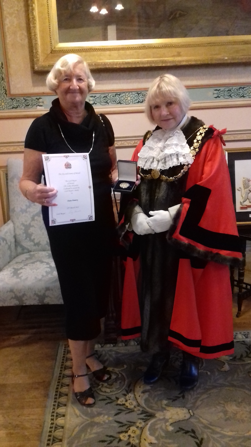 Diana with Lord Mayor
