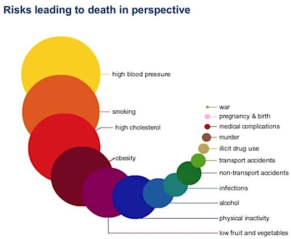 Risks leading to death